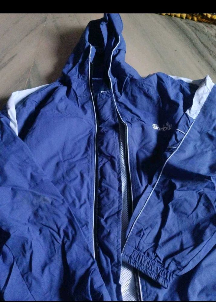Blue Barbie Hooded Jacket