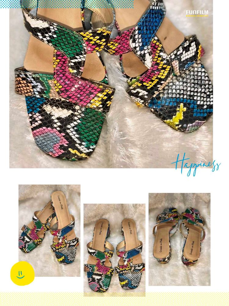 Branded Sneak-a-peek Sandals 7 Inches Fixed Price