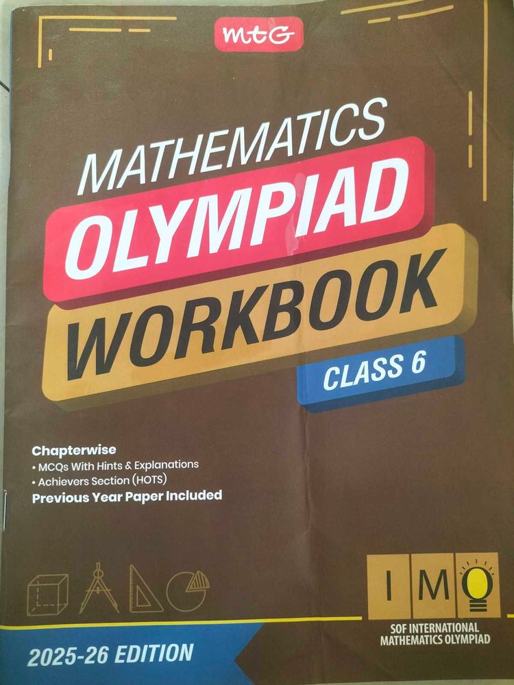 MTG Mathematics Olympiad Workbook Class 6