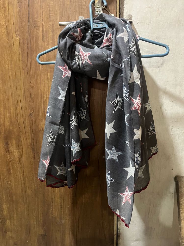 Star Print Scarf