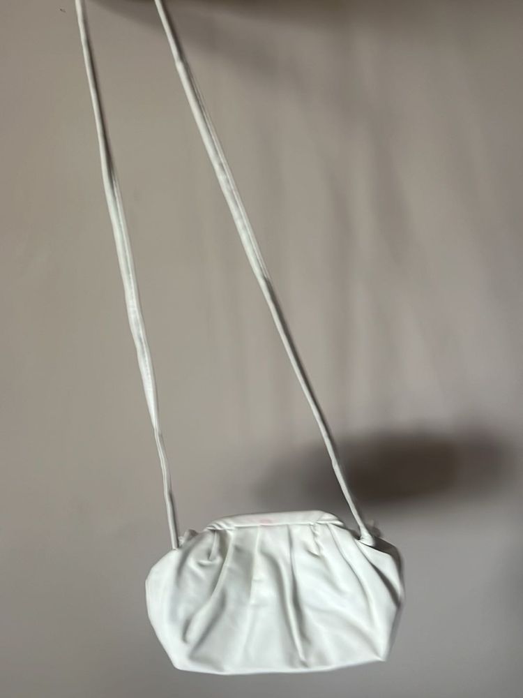 Stylish White Clutch Bag