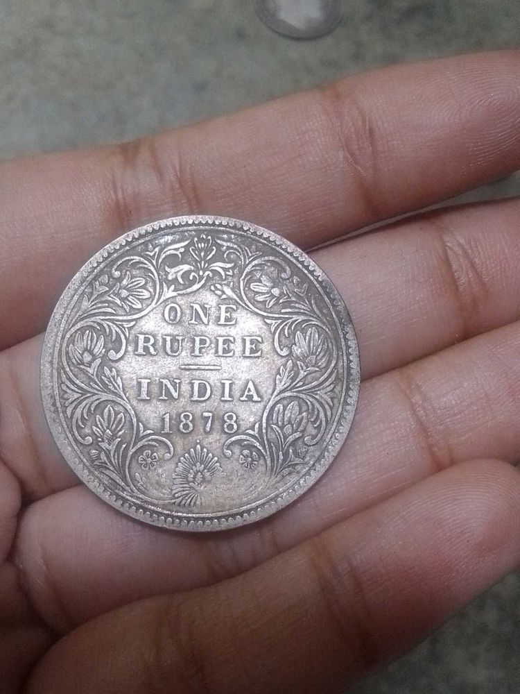 1878 very rare coin maharani Victoria