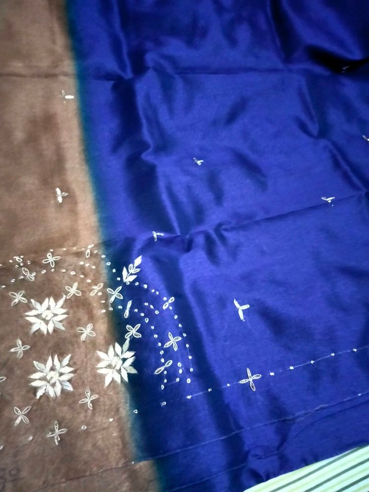 Organza Zardozi Work Saree