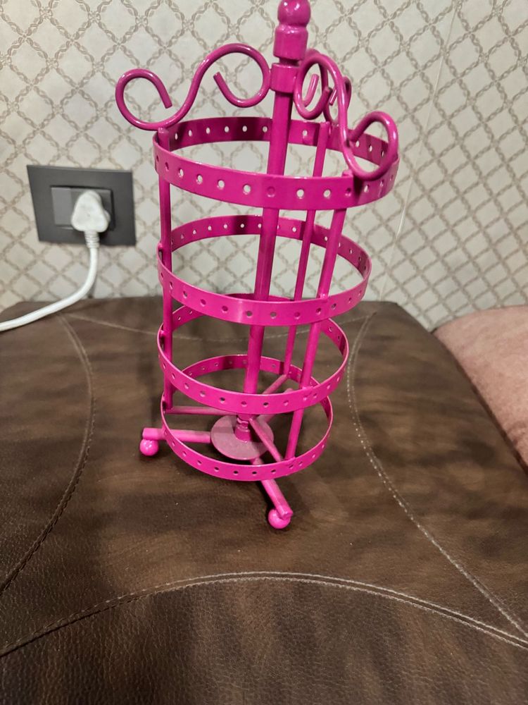 Pink Jewelry Organizer Stand