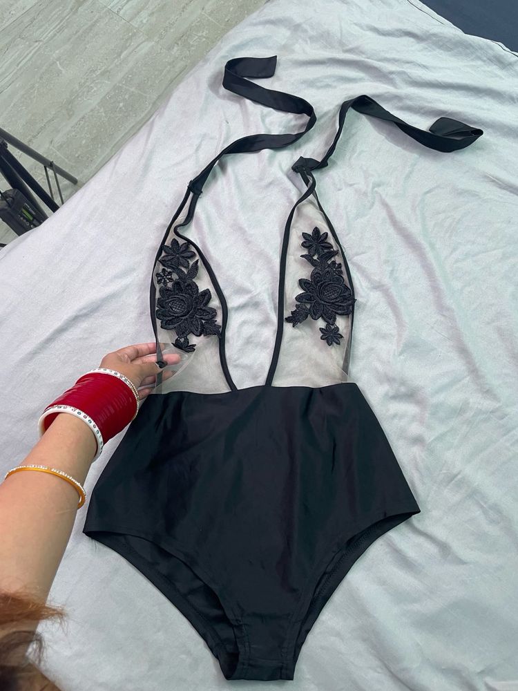 lace secy bodysuit