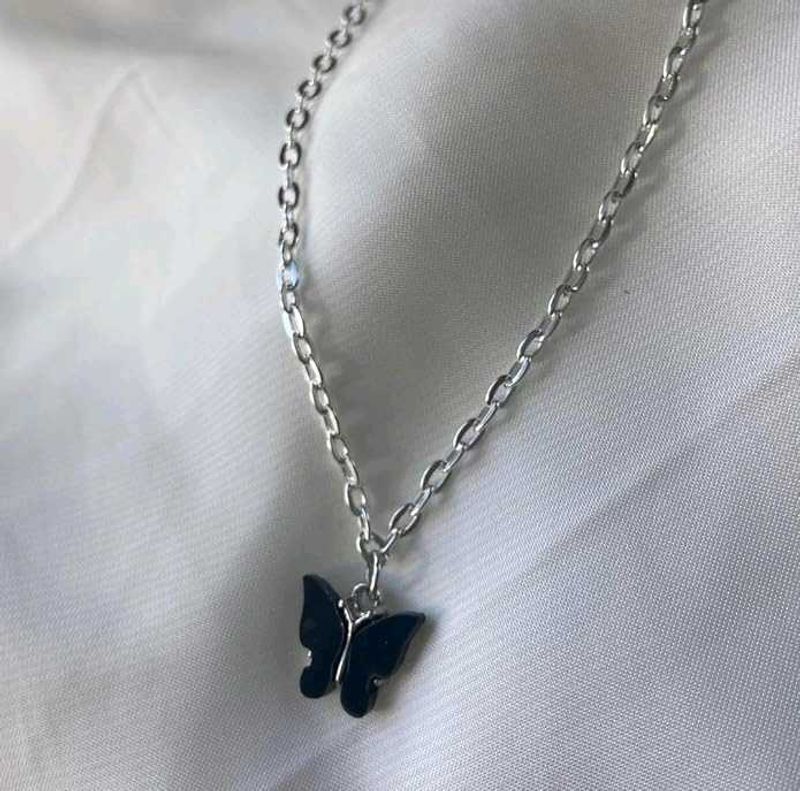 Butterfly Charm Pendant 🦋🖤