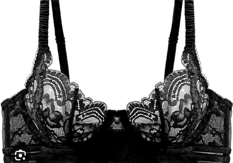 Elegant Black Lace Bra with brief 👍