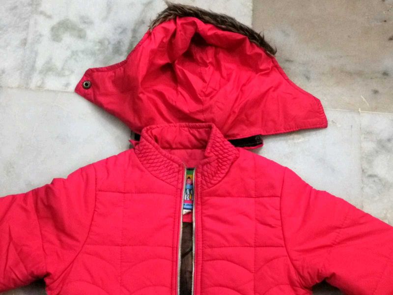 Pink Color Jacket For Girl(8 to 10)