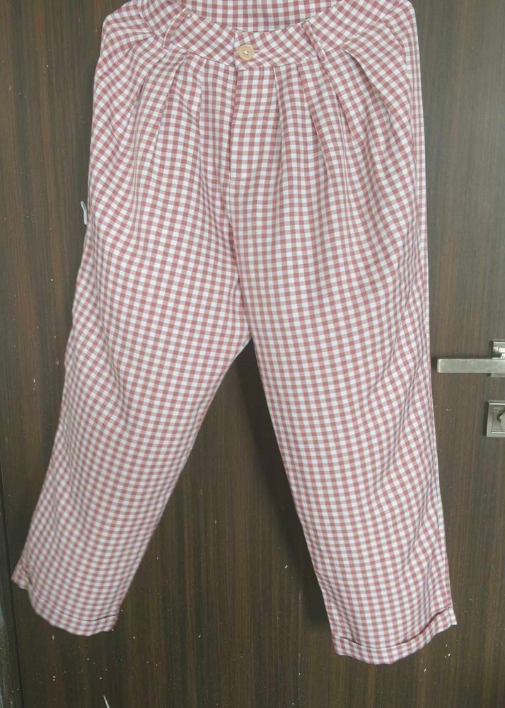 Cute Gingham Pajama Pants