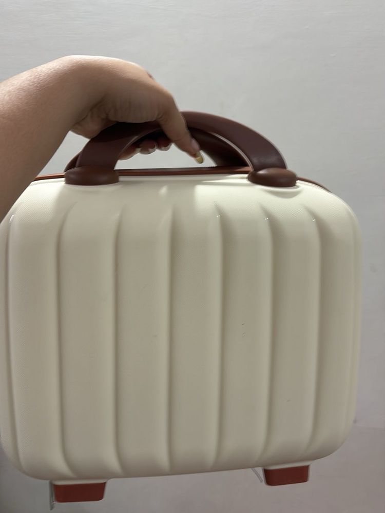 Stylish Cream Clutch Bag