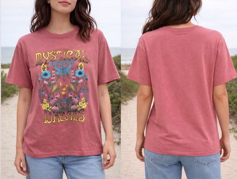 Dusty Rose Oversized T-Shirt