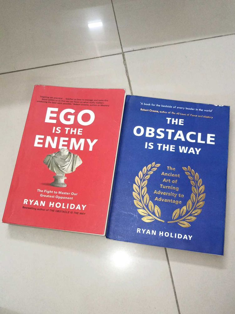 ⛰️✳️ Ryan Holiday Book Bundle: Ego &amp; Obstacle