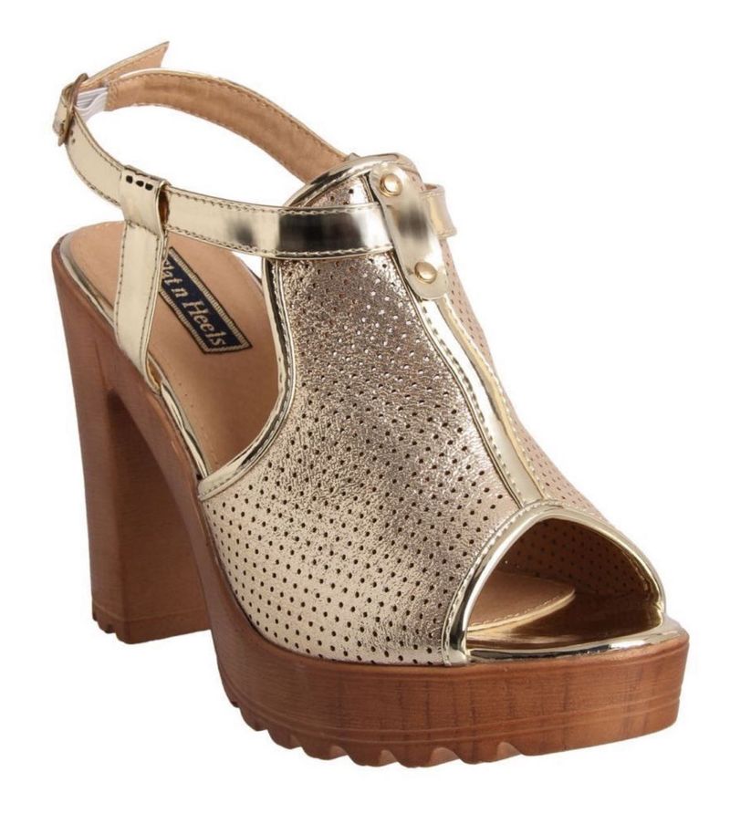 Gold Platform Heels