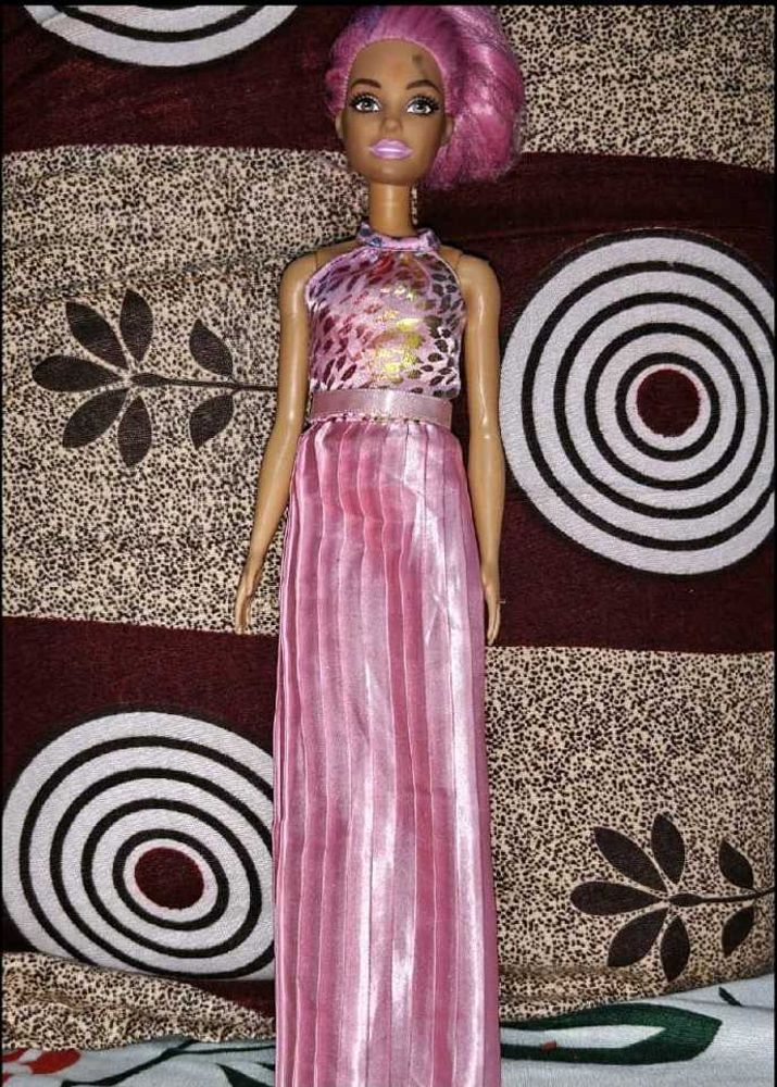 Barbie Doll Pink Gown