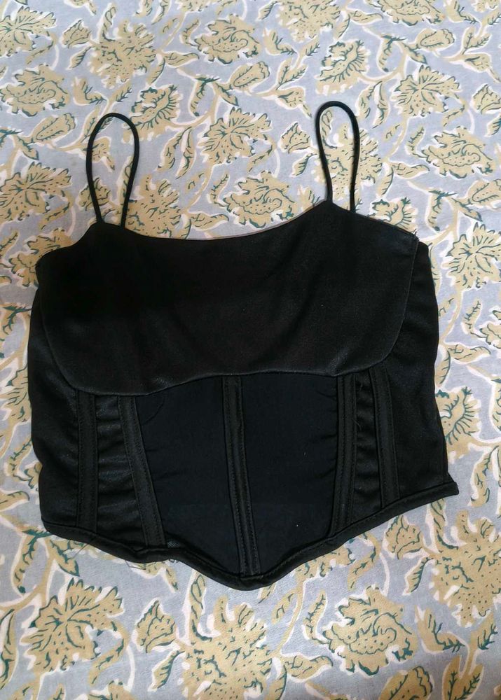 black corset top