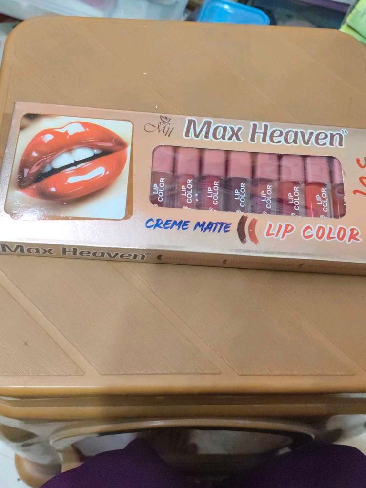 Max Heaven Creme Matte Lip Color Set
