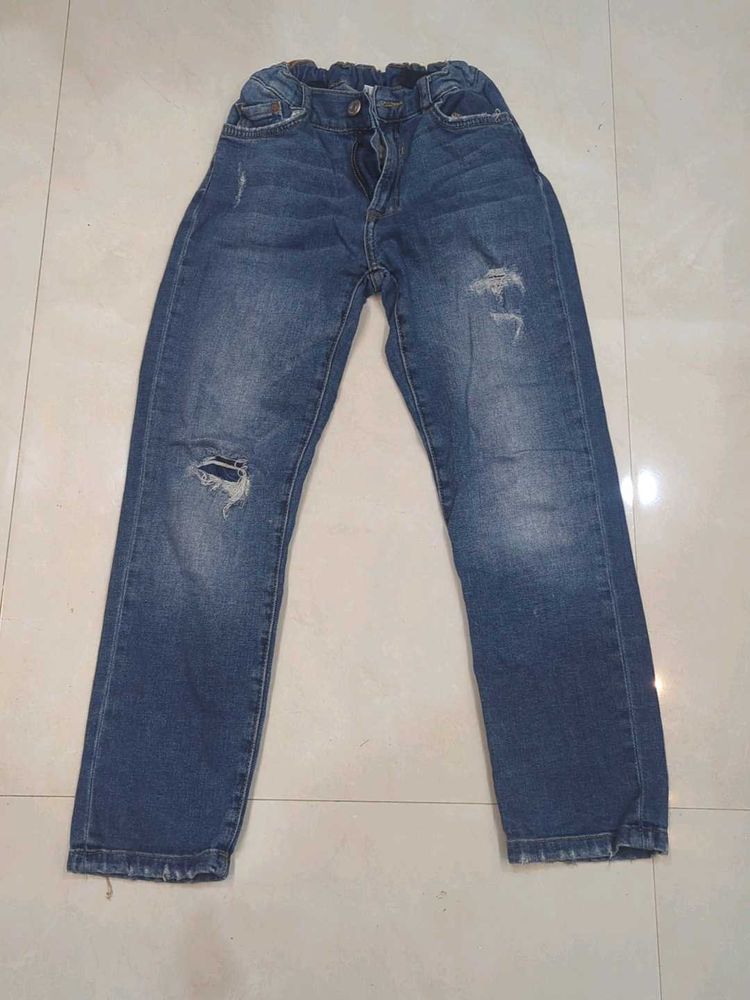 Denim Jeans with Rips