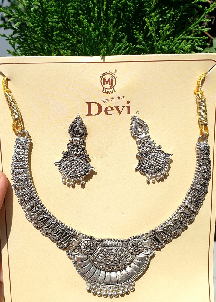 Oxidised Jewellery Set .