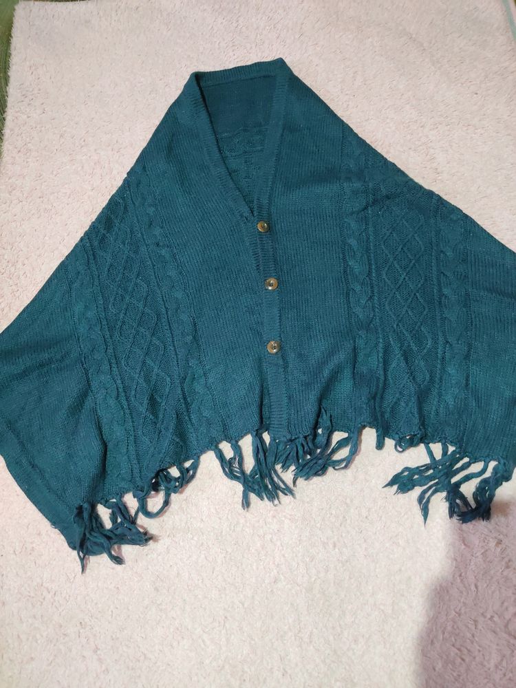 Knitted Poncho/scarf