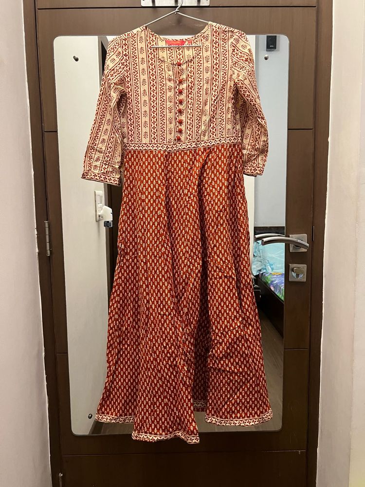 Anarkali Cotton Suit