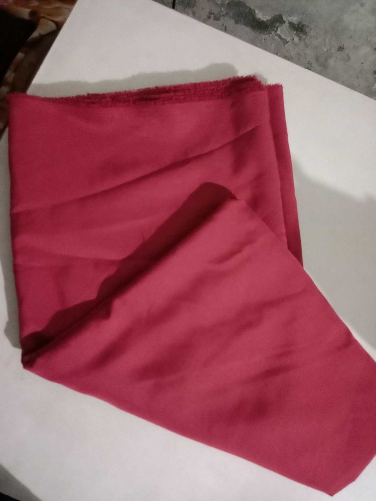 Red Dress Material Fabric