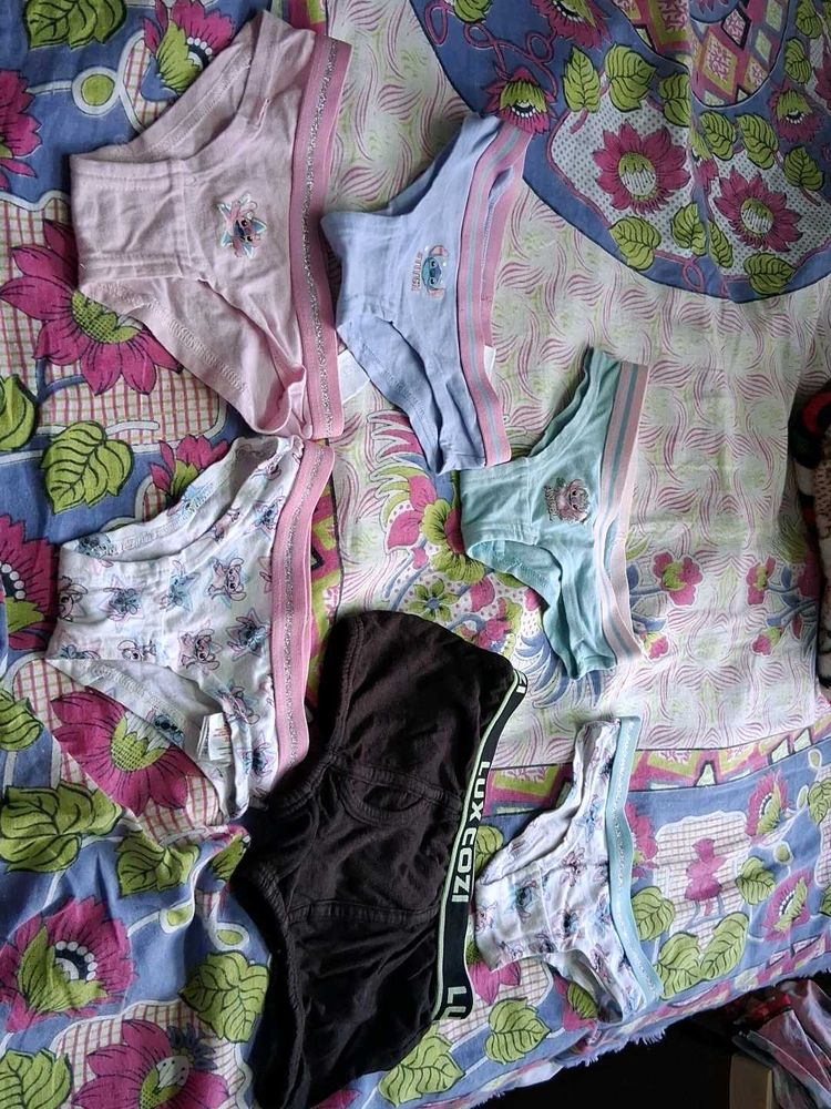 Girls Briefs Pack - Multiple Colors