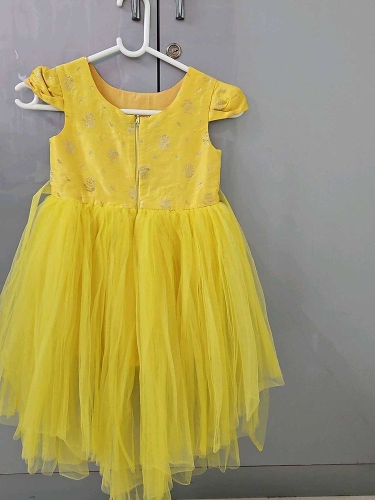 Sparkling Yellow Party Dress