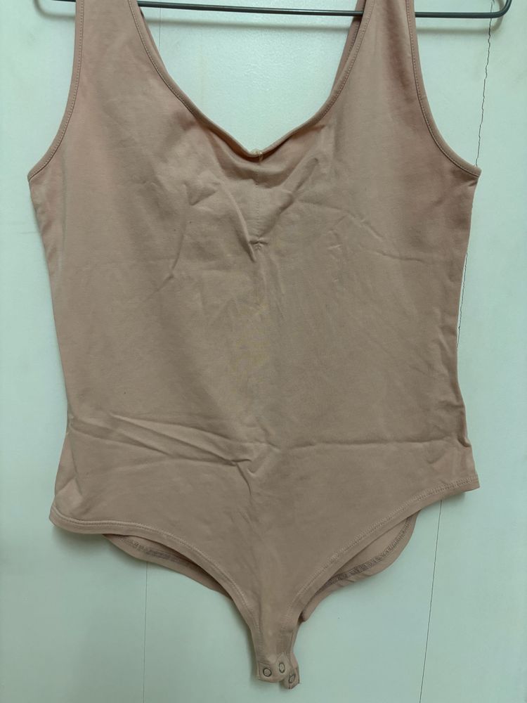 Pink Forever 21 Bodysuit