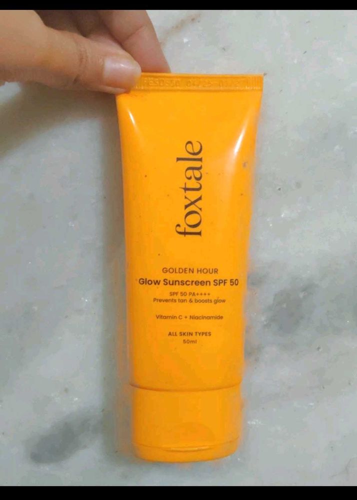 Foxtale Golden Hour Glow Sunscreen SPF 50