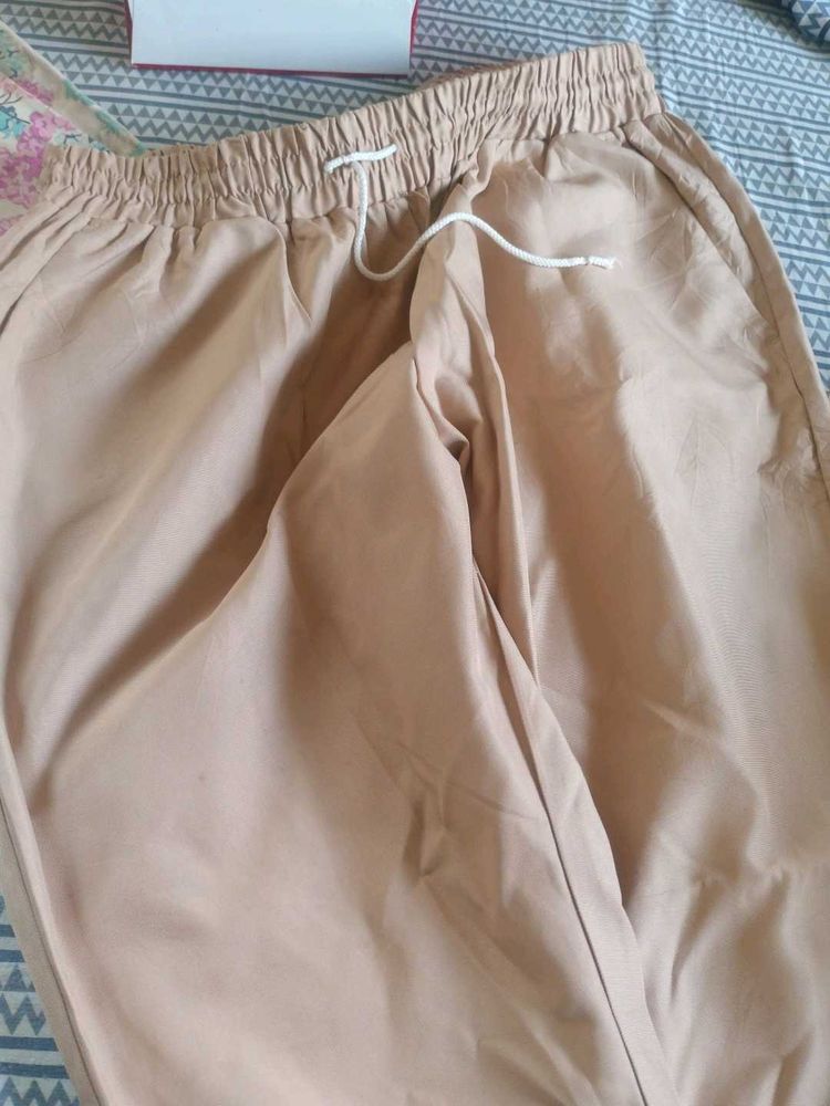 Comfortable Beige Casual Pants unused