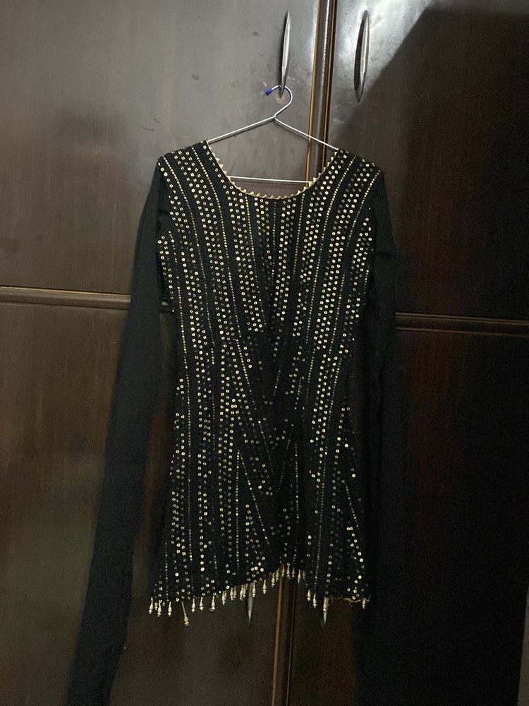 Black sharara set With Duptta for Party
