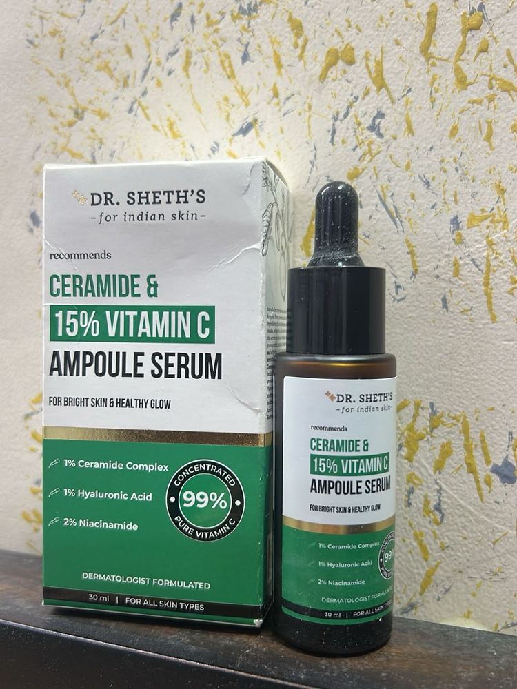 Dr. Sheth's Ceramide &amp; 15% Vitamin C Serum