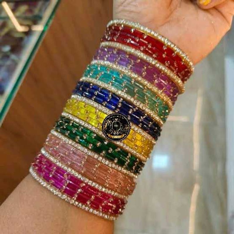 Navaratri spl bangles 🌈🪷✨Bangle Set