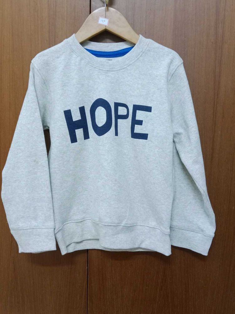 Grey HOPE Crewneck Sweatshirt