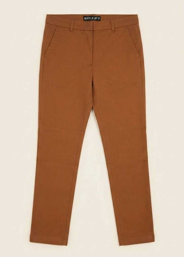 Classic Brown Casual Pants