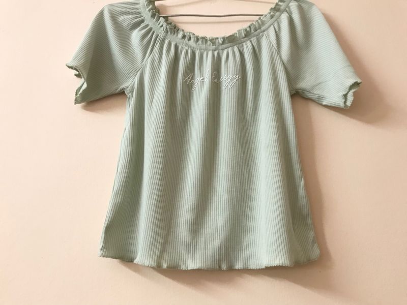 New Olive Green Top