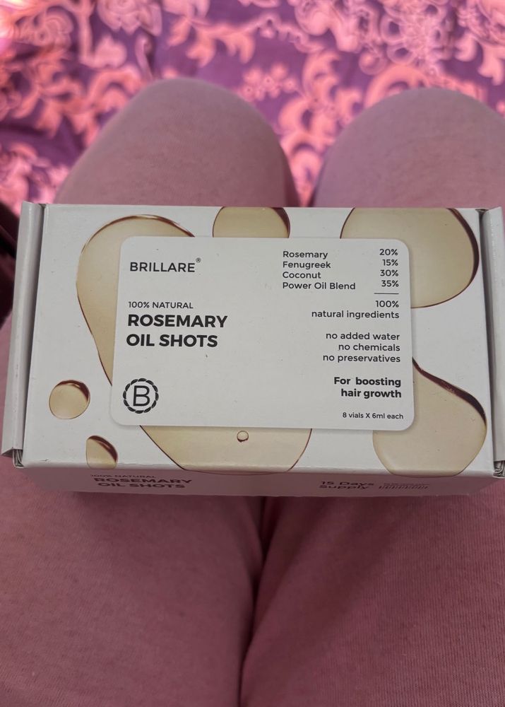 Brillare Rosemary Oil Shots for Hair Growth