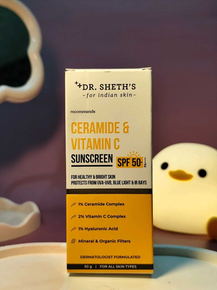 Dr. Sheth's Ceramide &amp; Vitamin C Sunscreen SPF 50+