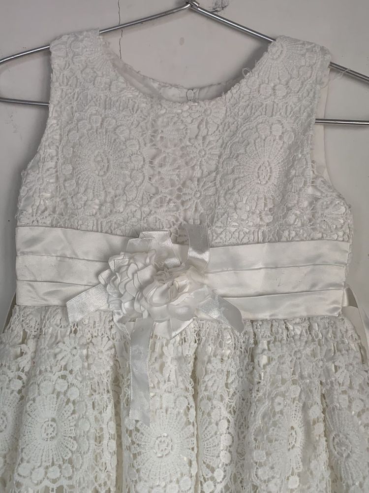 Party Wear Frock Imported Net