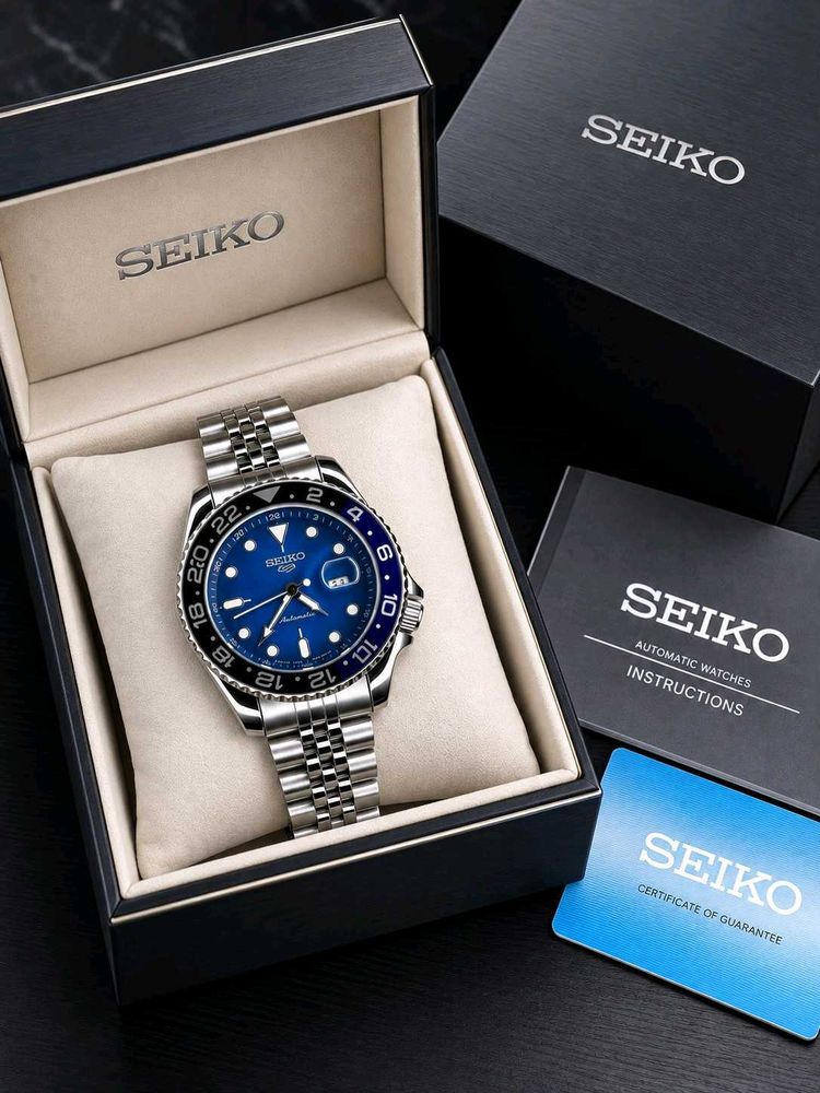 Seiko Automatic Blue Dial Watch