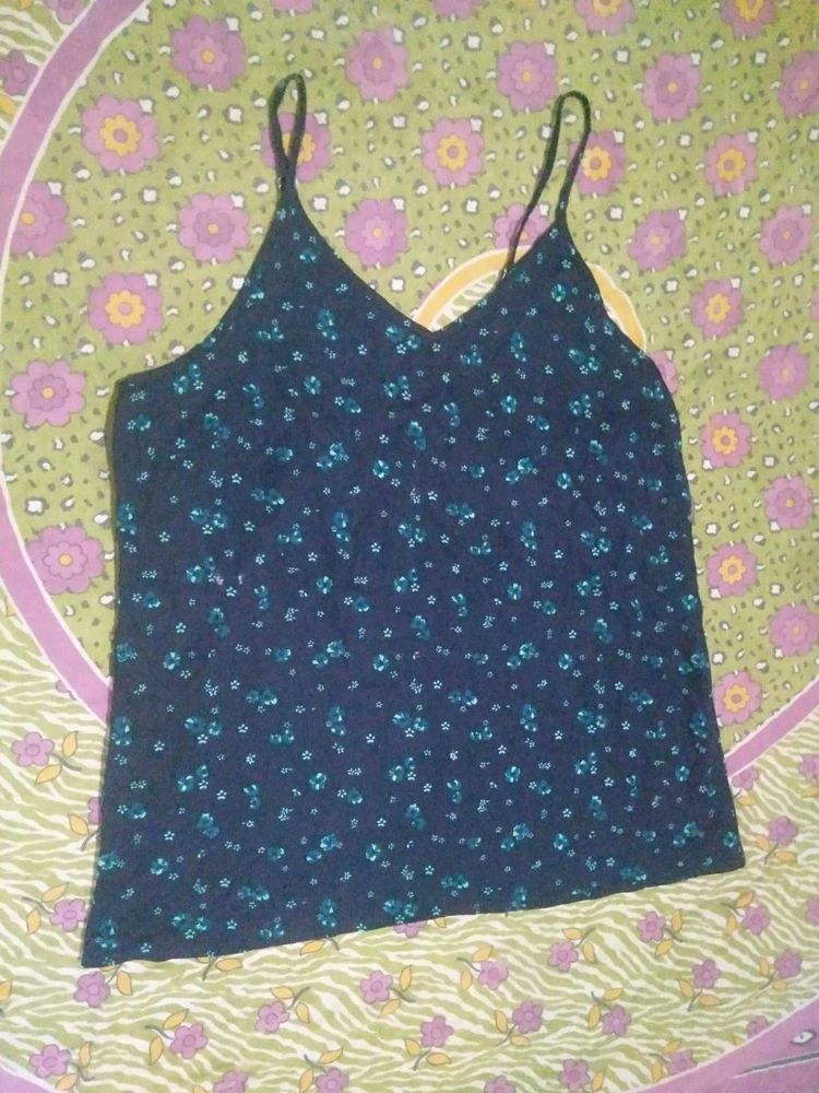 Floral Spaghetti Strap Top