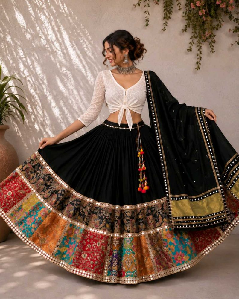 H&amp;M Indo-western fusion blouse for Navratri