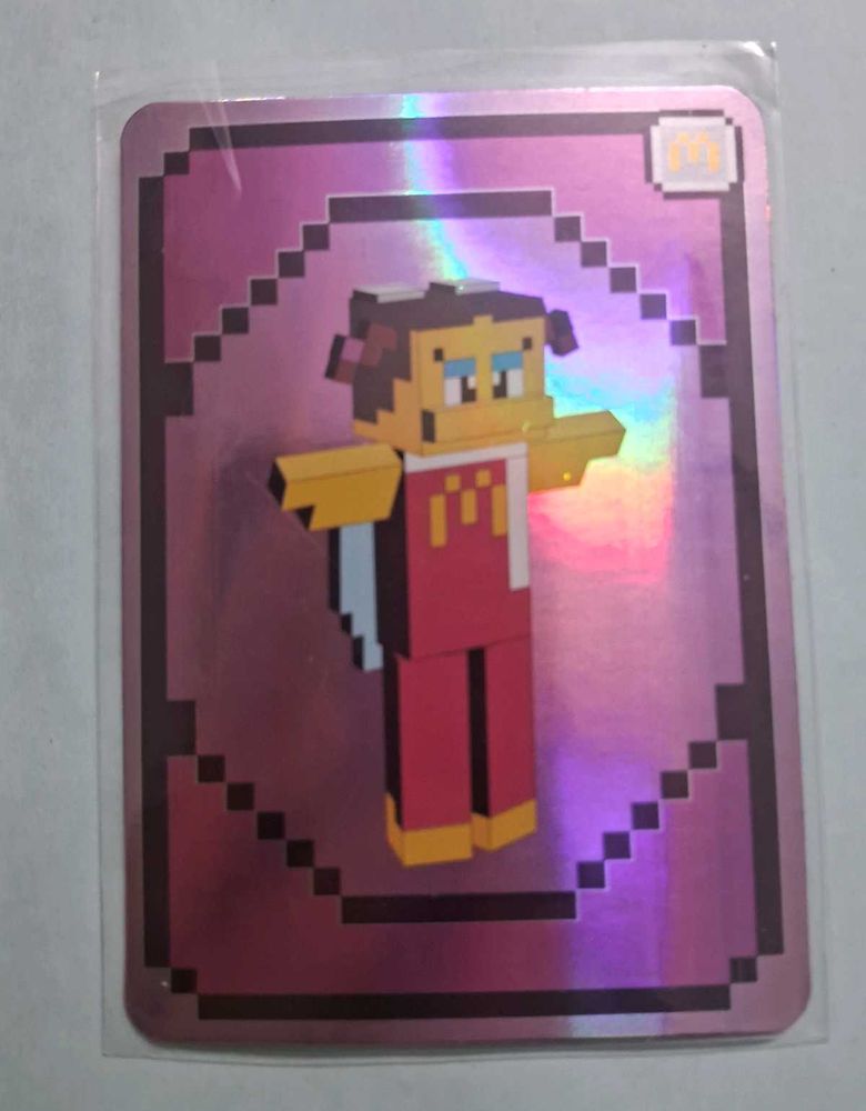 Mcdonald Minecraft Movie Card