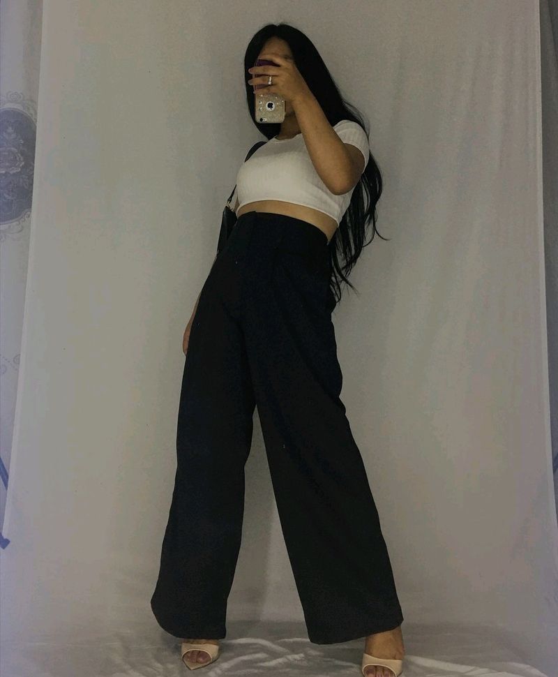 High waisted Wide leg Pants