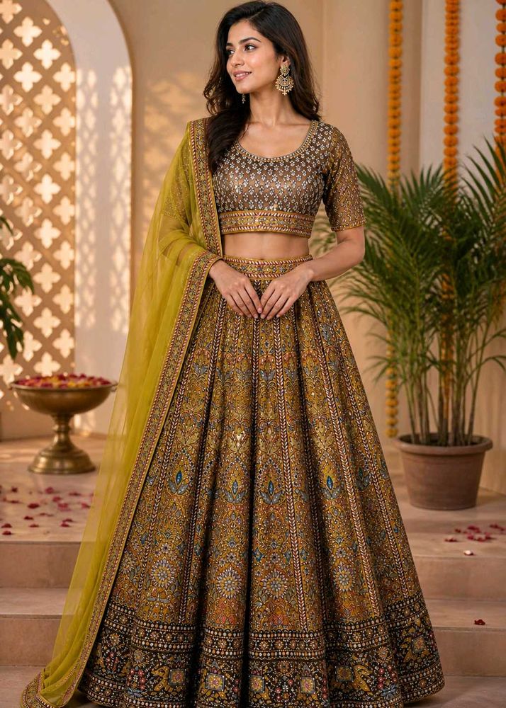 Embroidered Lehenga Choli Set