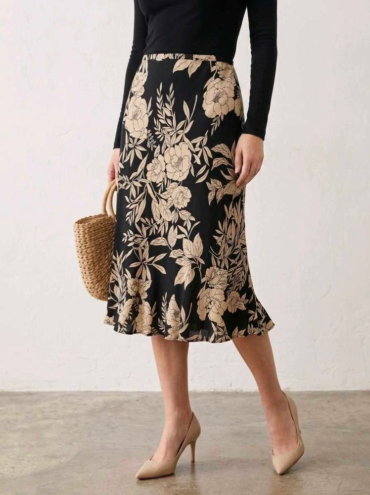 Women's Floral Skirt