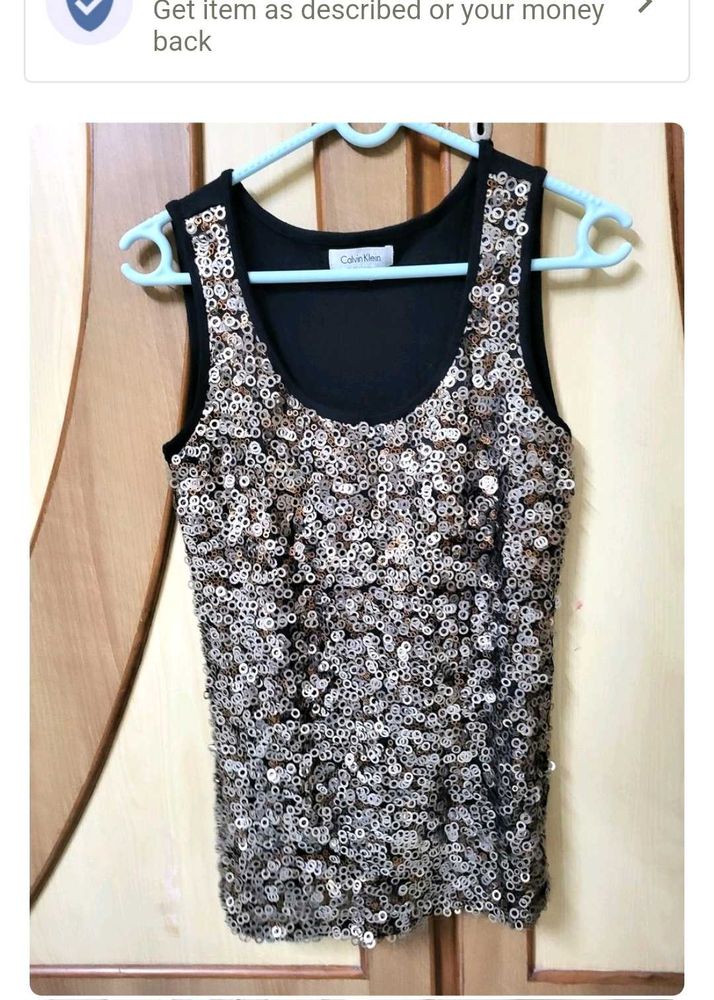 Calvin Klein Sequin Tank Top