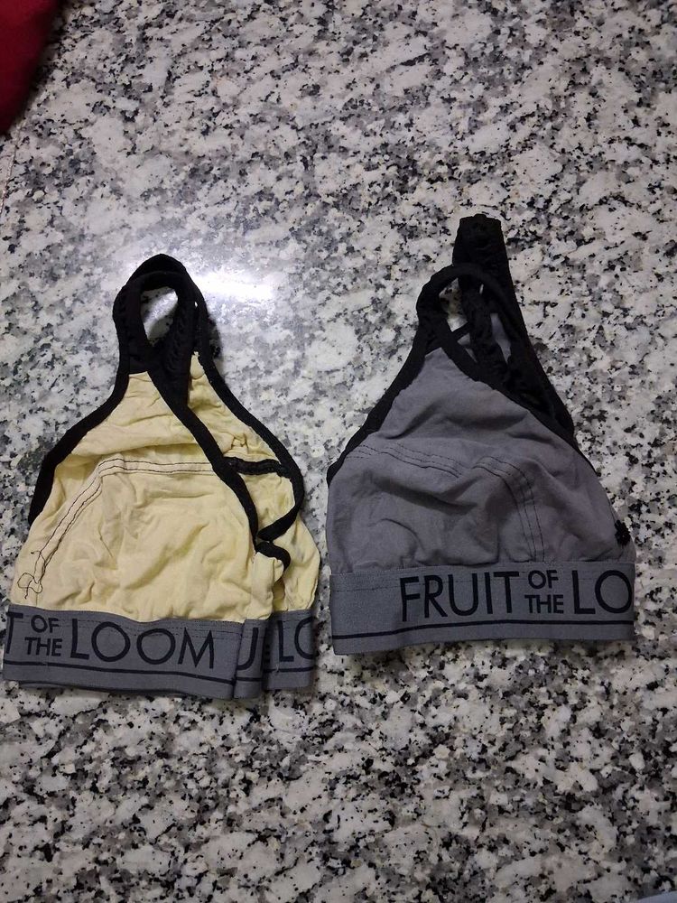 Fruit of the Loom Sports Bra 2-Pac