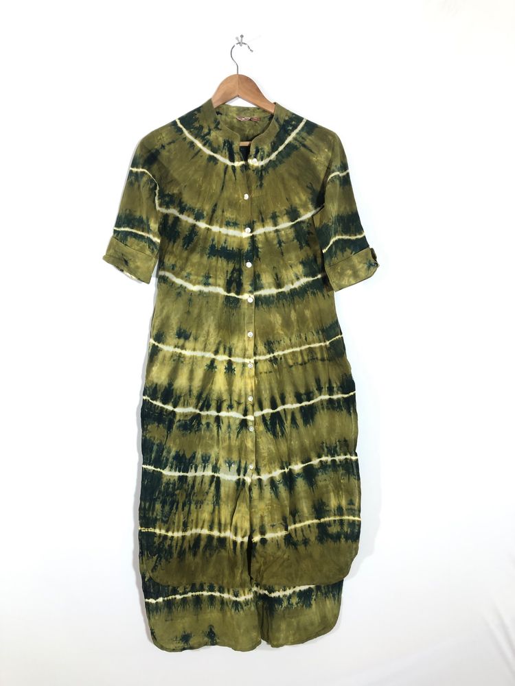 Olive Green Printed Kurta(Women’s)