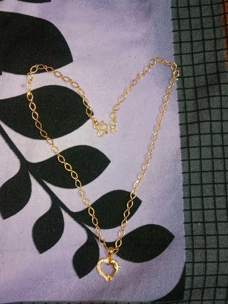 Gold Heart Chain
